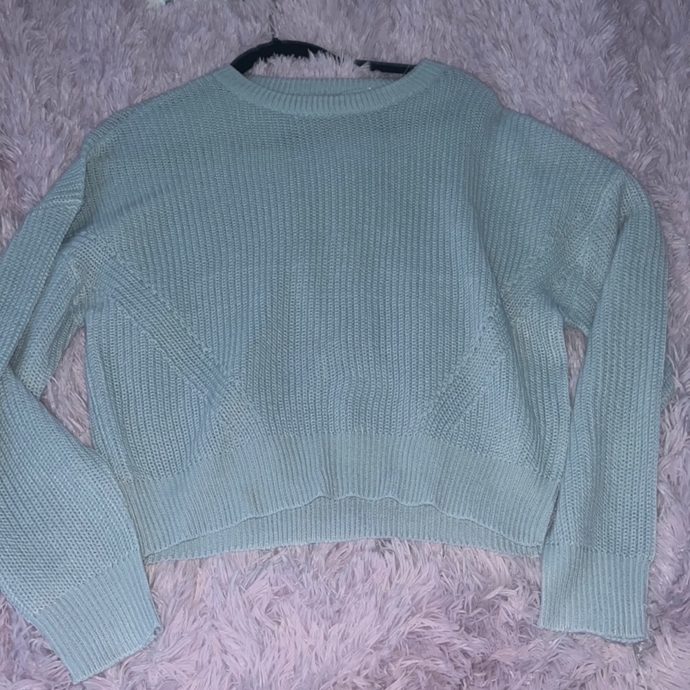 newly used, baby blue cardigan sweater from UK2LA
